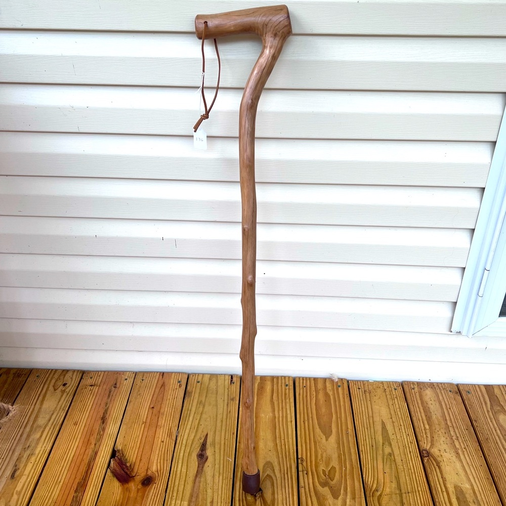 39 inch wooden rustic walking Cane